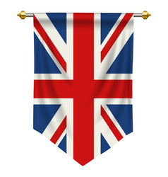 Union jack banners Royalty Free Vector Image - VectorStock