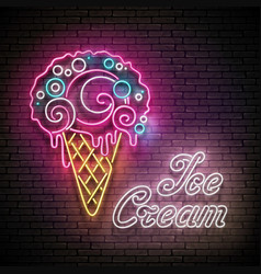 Ice cream menu template Royalty Free Vector Image