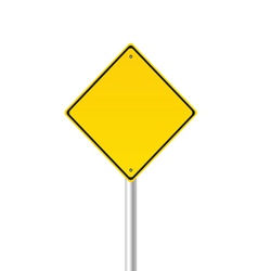 Blank traffic sign set one Royalty Free Vector Image