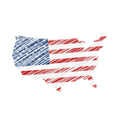 Grunge usa map Royalty Free Vector Image - VectorStock