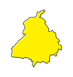 Map Of Punjab Outline Punjab Outline Vector Images (Over 190)