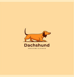 Collection dachshund dog icons Royalty Free Vector Image