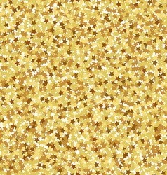 Gold star seamless pattern Royalty Free Vector Image