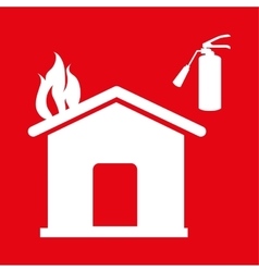 Fire emergency concept design Royalty Free Vector Image