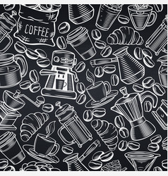 Seamless coffee Royalty Free Vector Image - VectorStock