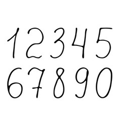 Handwritten Numbers Vector Images (over 25,000)