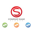 business corporate s letter logo design vector image vector image