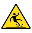 Cleaning in progress standing caution sign board Vector Image