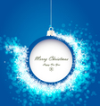 christmas ball vector image