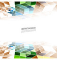 geometric background colorful triangles vector image vector image