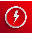 red circle icon eps10 vector image