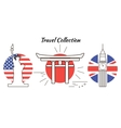 travel collection vector image