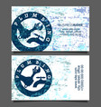 business card plumbing repair vector image vector image