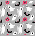 halloween seamless pattern vector image vector image