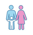 child support color icon vector image vector image