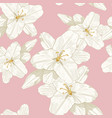 seamless floral pattern vector image
