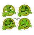 set badges for saint patricks day vector image vector image