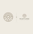 organic botanical minimal natural iconic graphic vector image