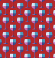 pop art red wine glass seamless pattern vector image vector image