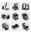 books set vector image vector image