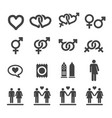 sexual icon vector image