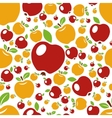 apple seamless pattern vector image