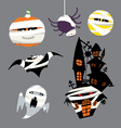 characters for halloween vector image