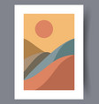 printable wall art poster vector image