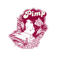 pimp vector image