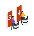 quiz show icon vector image vector image