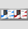 creative corporate business brochure template vector image