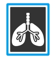 lungs x-ray photo icon vector image
