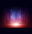 abstract futuristic technology background concept vector image vector image