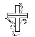 christian art line for print vector image