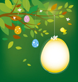 easter decoration vector image vector image