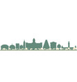abstract chennai india city skyline with color vector image