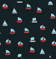 seamless pattern background with children s cute vector image