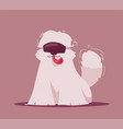 dog character best friend cartoon vector image vector image