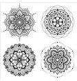 mandala set vector image