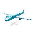 transport airplane or airbus plane flat vector image vector image