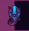violet ghost vector image