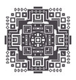 decorative geometric ethnic pattern ornament vector image