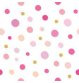 confetti polka dot seamless pattern background vector image
