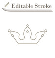 party crown icon vector image