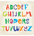 alphabet vector image