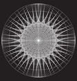 abstract linear black and white spiral background vector image