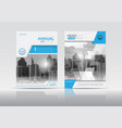 annual report cover brochure flyer design template vector image vector image