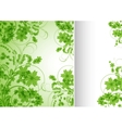 floral background in retro style vector image vector image