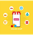 modern flat design people and business concept vector image