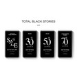 set of sale web banners for social media mobile vector image vector image